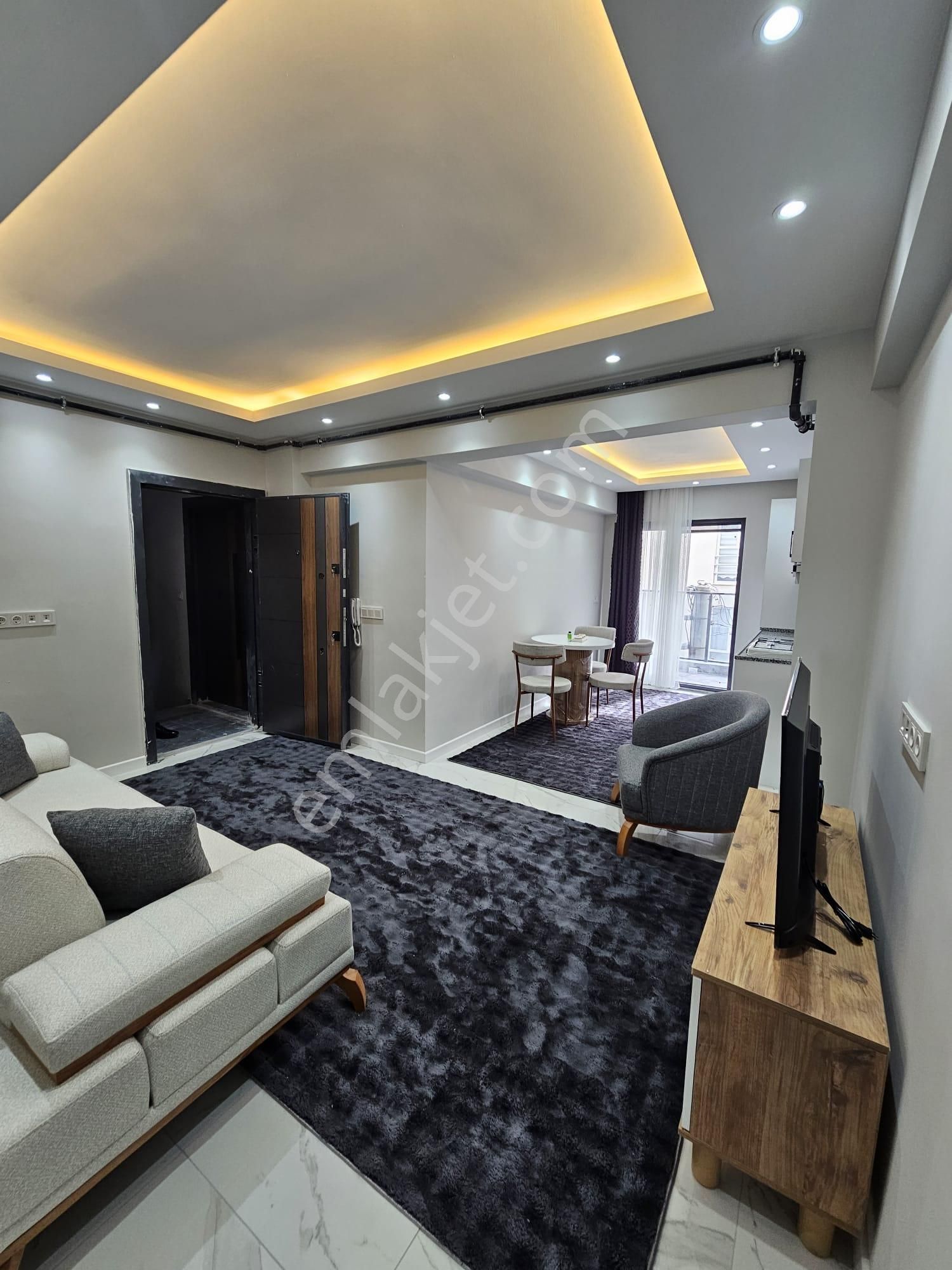 Full Eşyalı Sıfır Bina Sıfır Eşyalı Balkonlu Yatırımlık 1+1 Satılık Apart - Görsel 8