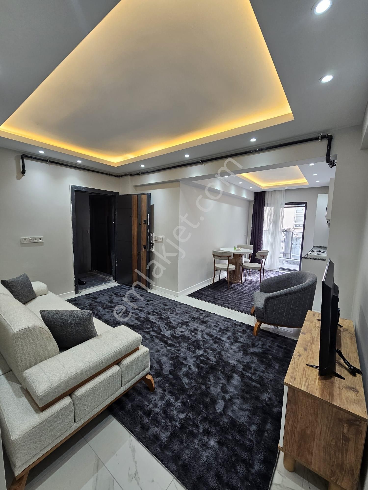 Full Eşyalı Sıfır Bina Sıfır Eşyalı Balkonlu Yatırımlık 1+1 Satılık Apart - Görsel 10