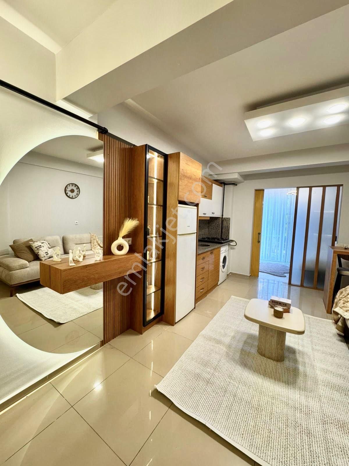 Arakat Asansörlü Sıfır Eşyalı Lüx Konseptli 1+1 Satılık Apart - Görsel 14