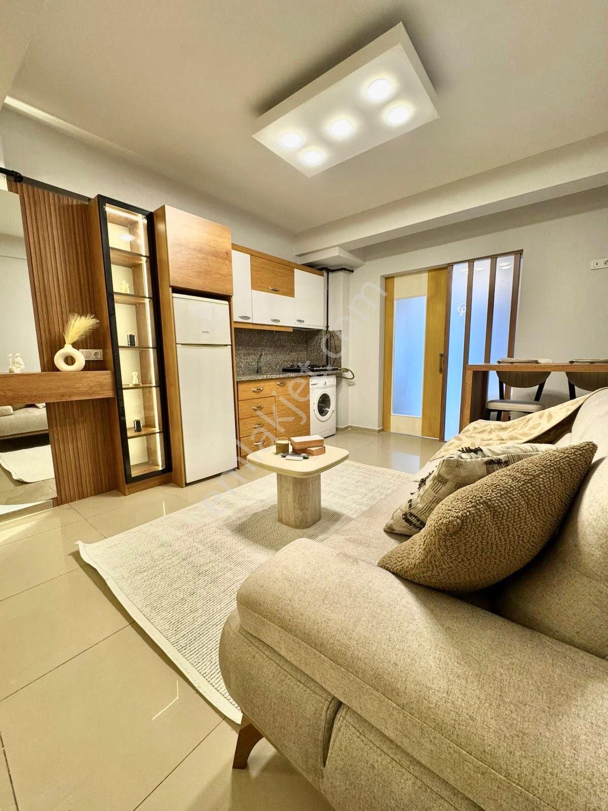 Arakat Asansörlü Sıfır Eşyalı Lüx Konseptli 1+1 Satılık Apart - Görsel 20