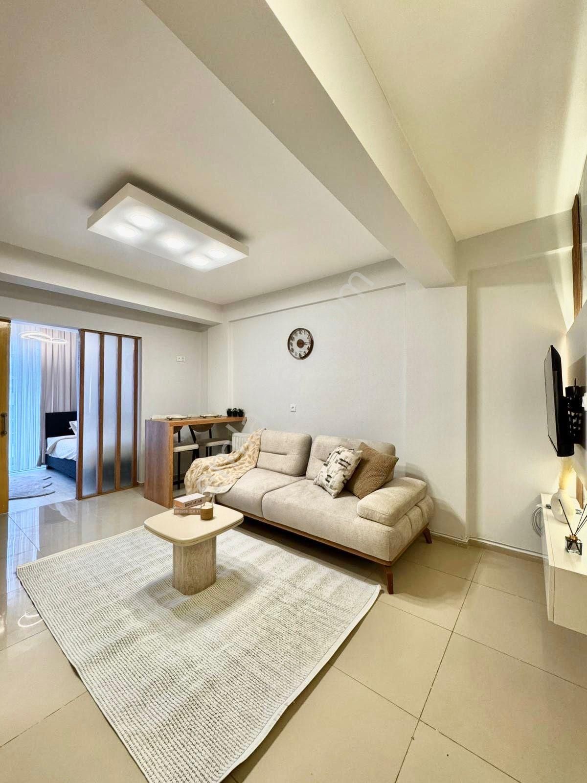 Arakat Asansörlü Sıfır Eşyalı Lüx Konseptli 1+1 Satılık Apart - Görsel 8