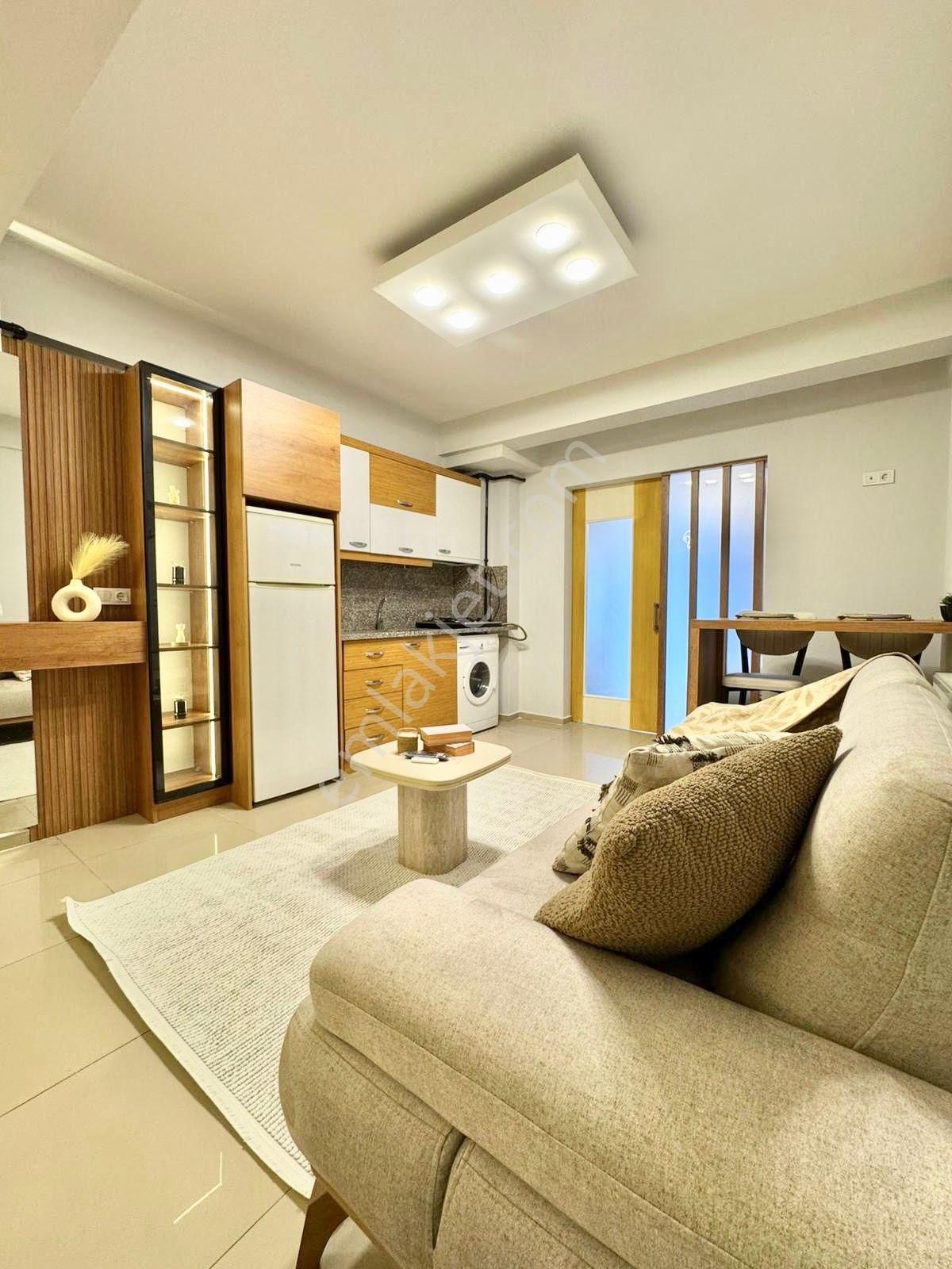 Arakat Asansörlü Sıfır Eşyalı Lüx Konseptli 1+1 Satılık Apart - Görsel 16