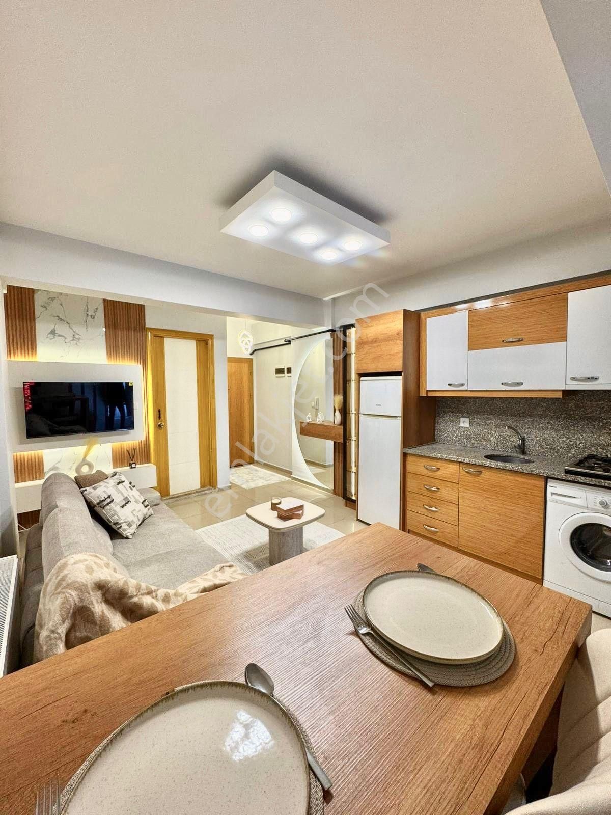 Arakat Asansörlü Sıfır Eşyalı Lüx Konseptli 1+1 Satılık Apart - Görsel 9