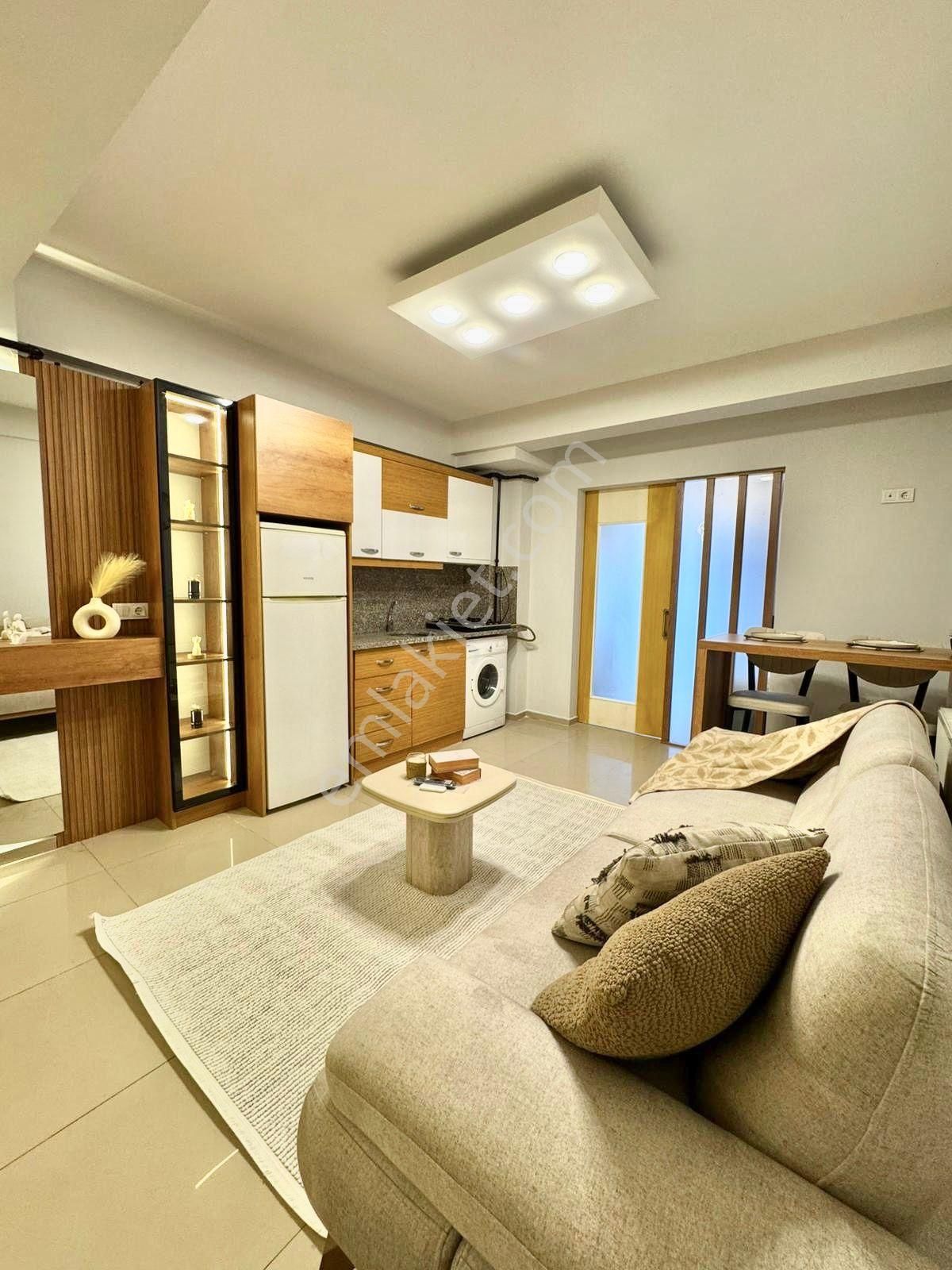 Arakat Asansörlü Sıfır Eşyalı Lüx Konseptli 1+1 Satılık Apart - Görsel 18