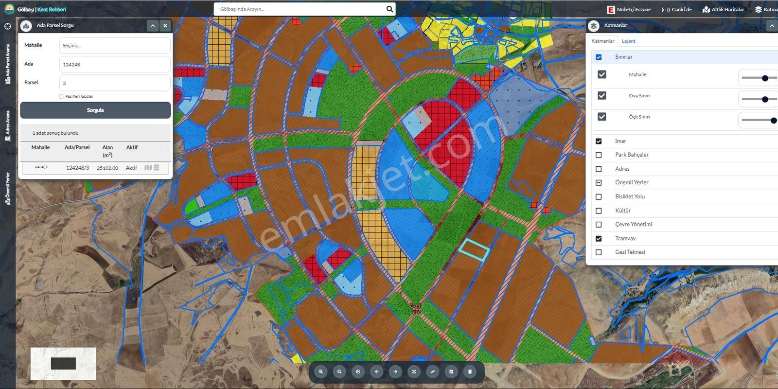 Hallaçlı Mahallesi'nde Çift Yola Cephe 717 M2 İmarlı Arsa