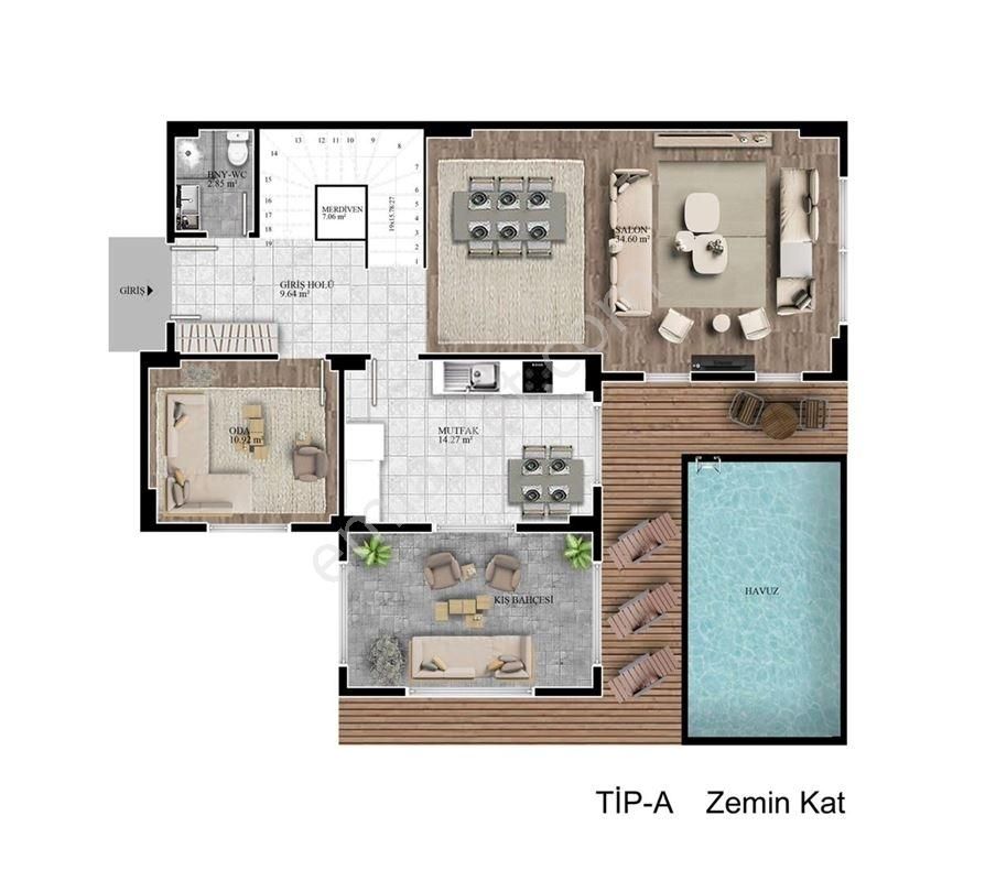 Serdivan'da 4+1 Tam Müstakil Villalar - Görsel 11
