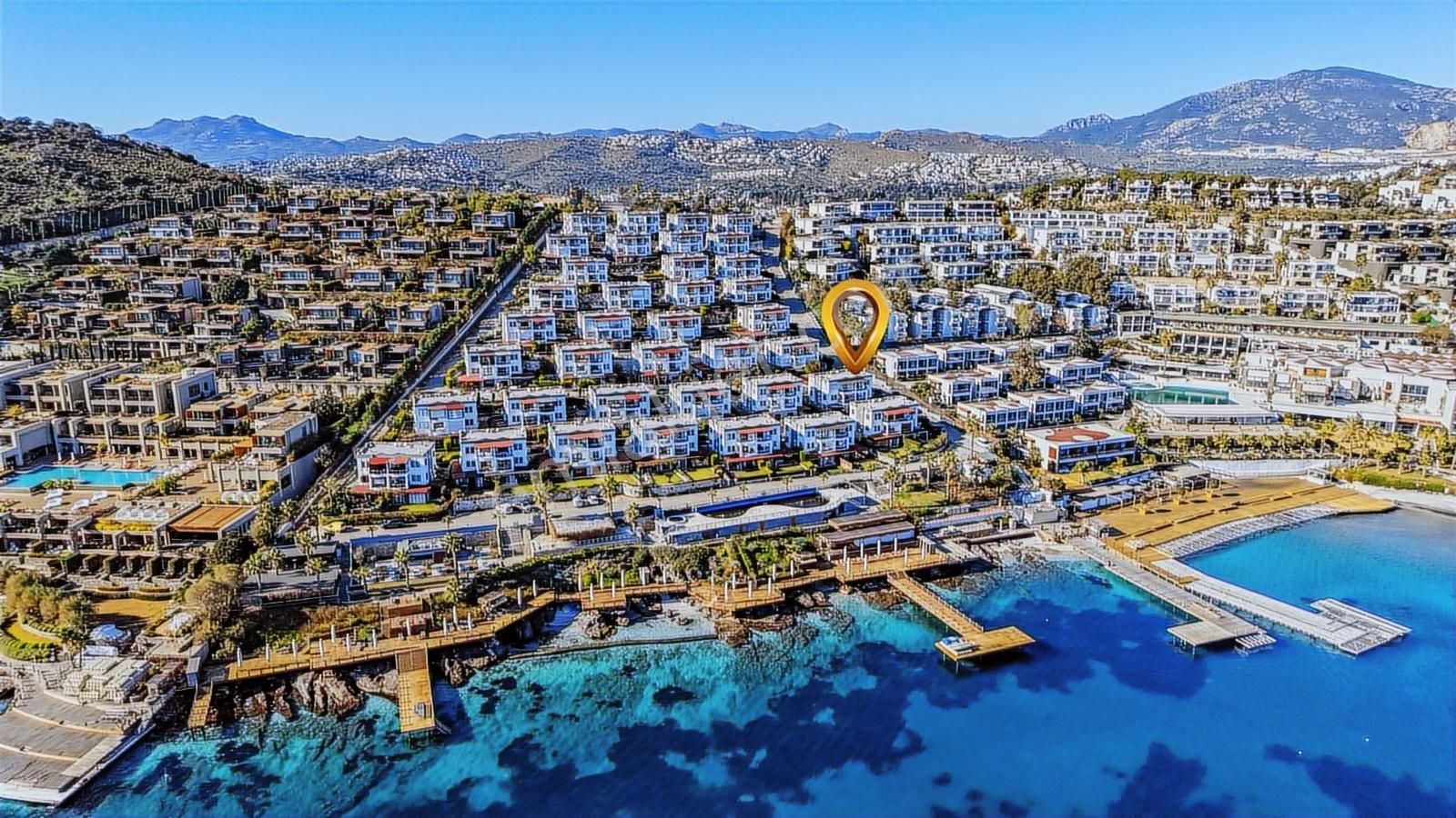 Bodrum Aura Residence Plajlı Manzaralı Bahçeli Satılık 3+1 Daire - Görsel 3