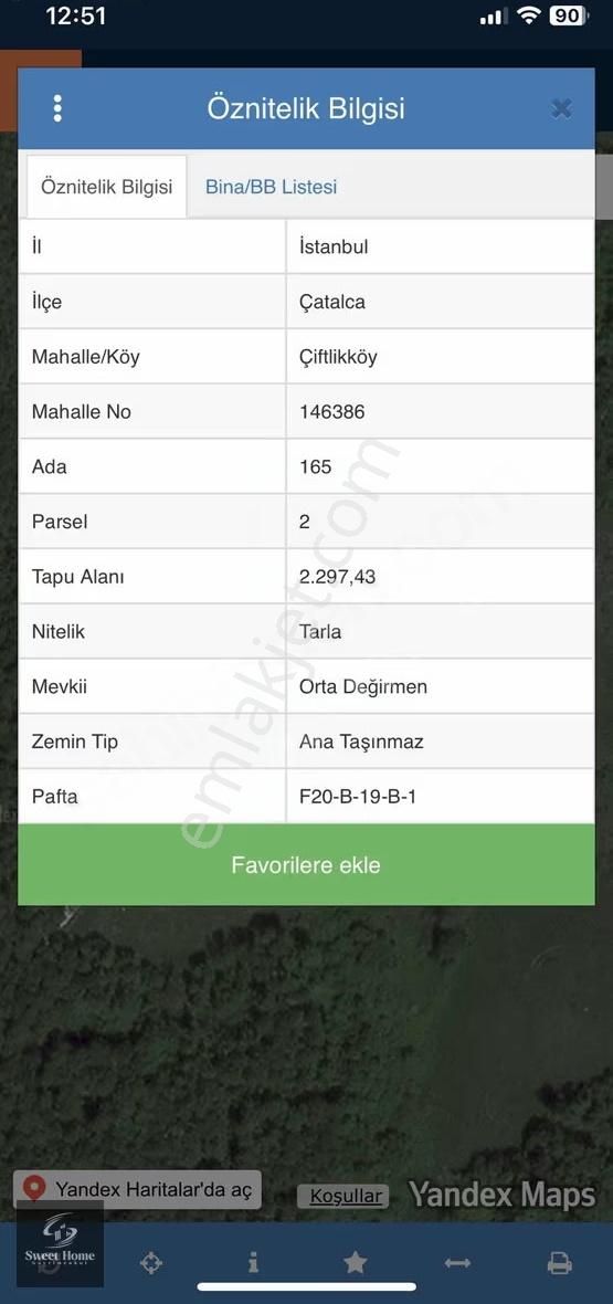 Çatalca Çiftliköy De İmarın Hemen Dibinde Satılık Tarla - Görsel 5