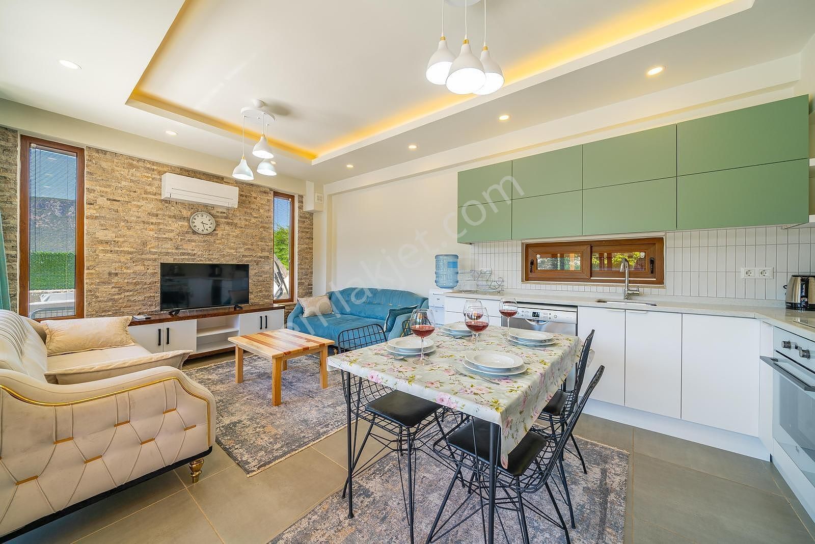 Antalya Kaşta Havuzlu Ve Otoparklı Eşyalı Müstakil Villa |tekce - Görsel 31