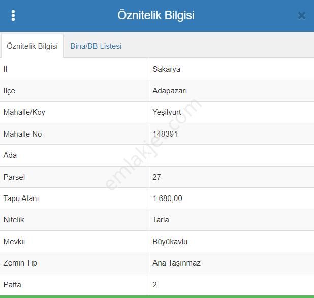 Sakarya Adapazarı Yeşilyurt Ta Satılık 2 Adet Tarla (parsel 26 Ve 27) - Görsel 16