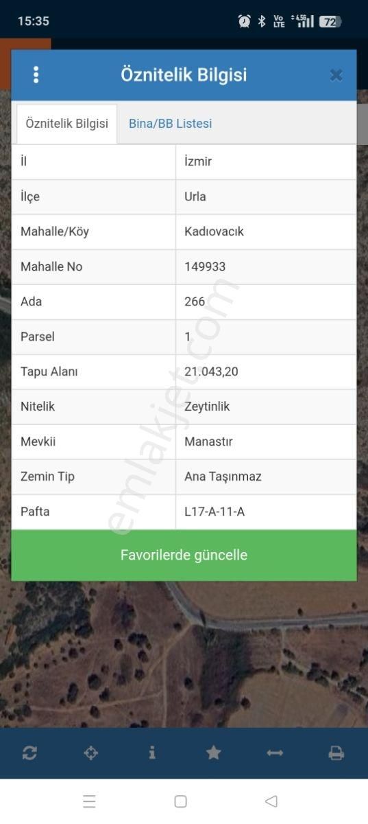 Brt Gayrimenkul Den Urla Kadıovacıkta Yola Cepeli Satılık Tarla - Görsel 10