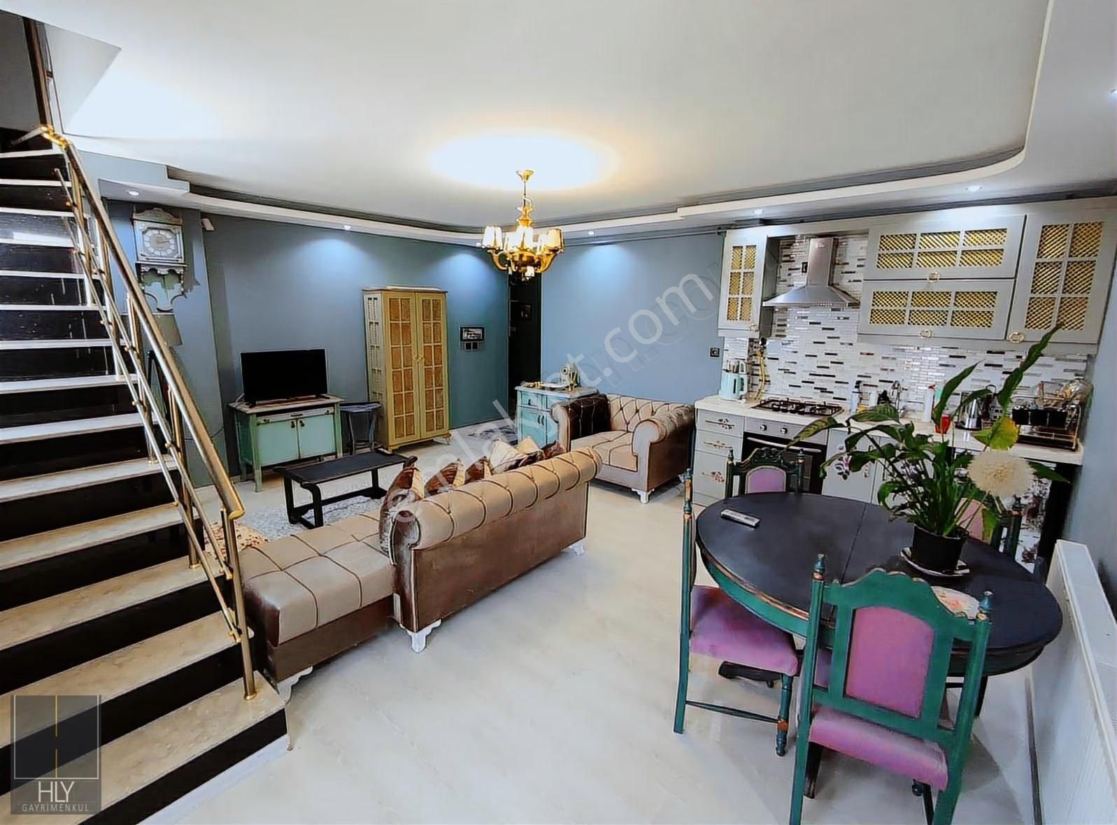 Hly Gayrimenkulden Plevne Mah. De 1+1 Eşyalı Kiralık Dubleks - Görsel 13