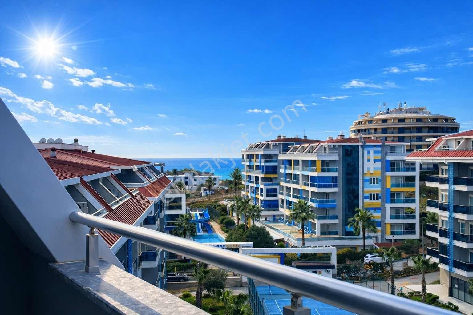 Kestel Calypso'da Deniz Manzaralı 2+1 Eşyalı Dublex Daire - Görsel 23