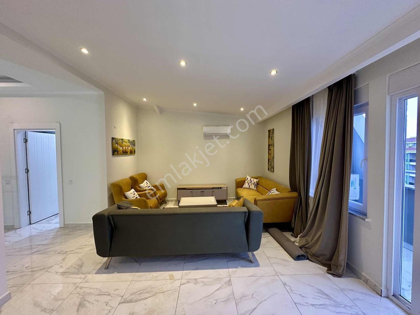 Kestel Calypso'da Deniz Manzaralı 2+1 Eşyalı Dublex Daire - Görsel 28