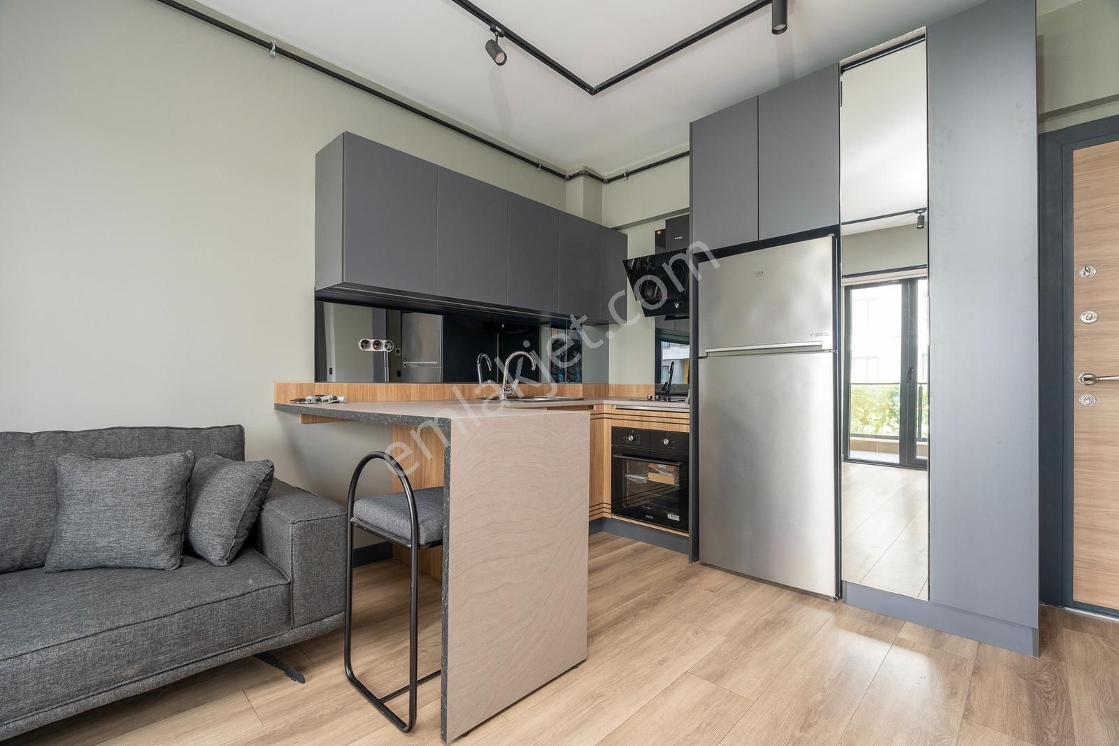 Cb Level'dan Brev 2 Projesi | Eşyalı Bahçe Katı 1+1 Geniş Daire - Görsel 21