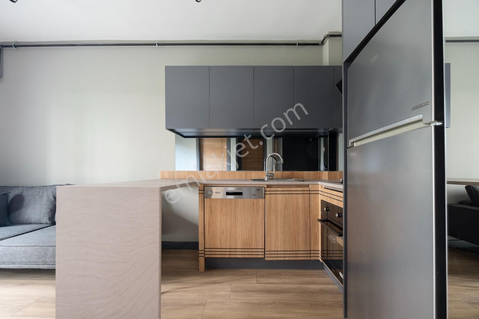 Cb Level'dan Brev 2 Projesi | Eşyalı Bahçe Katı 1+1 Geniş Daire - Görsel 6