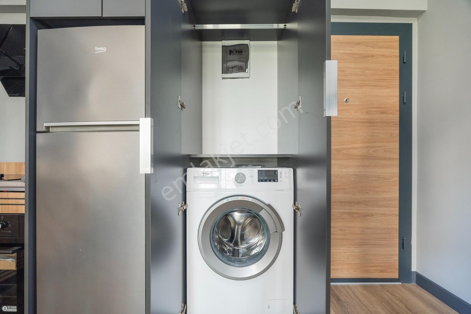 Cb Level'dan Brev 2 Projesi | Eşyalı Bahçe Katı 1+1 Geniş Daire - Görsel 5