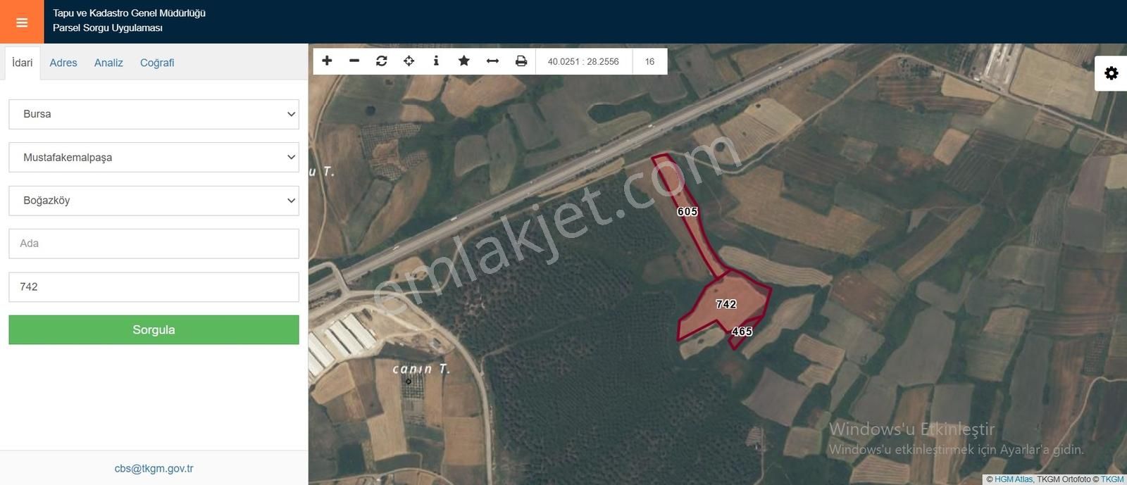 Mustafakemalpaşa Boğazköy'de Toplam 25600 M2 Yatırımlık Tarla - Görsel 2