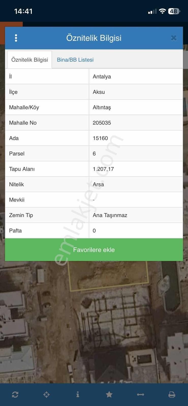 Altıntaş'ta Satılık Arsa