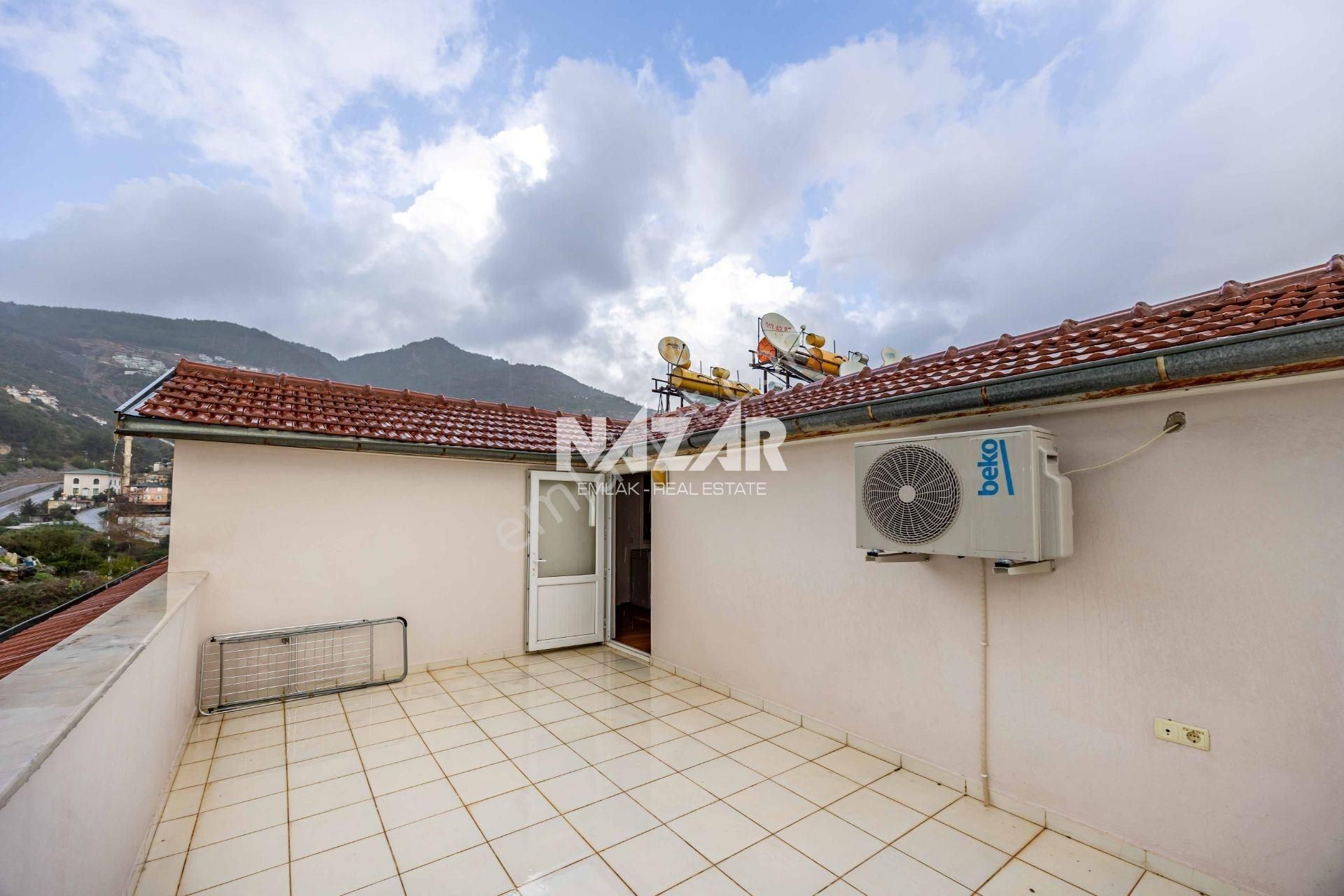 Alanya Sugözü’nde Manzaralı Kiralık 3+1 Eşyalı Dubleks Daire - Görsel 22