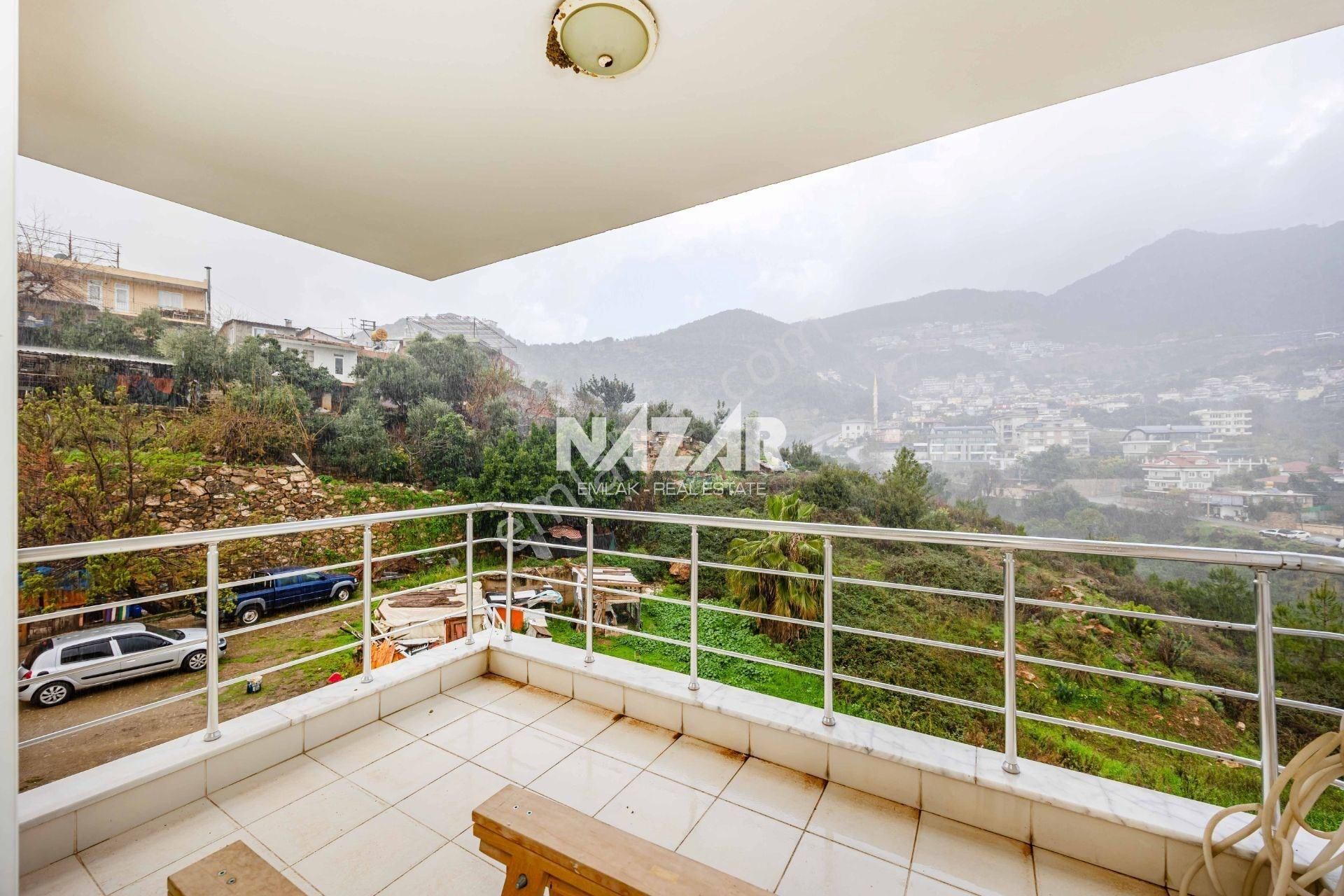 Alanya Sugözü’nde Manzaralı Kiralık 3+1 Eşyalı Dubleks Daire - Görsel 14