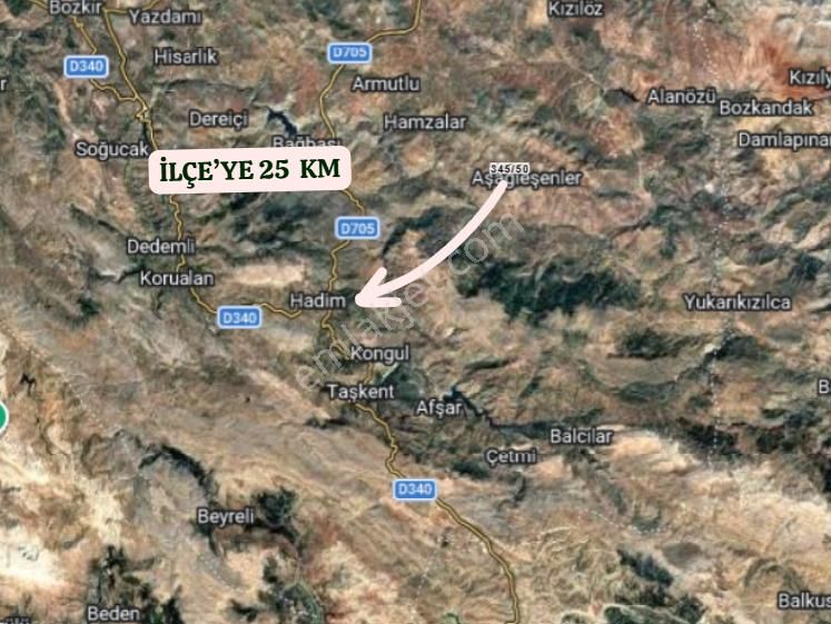 Konya Hadim Aşağıeşenler Köyünde 802 M² Bağ Satılıktır - Görsel 5