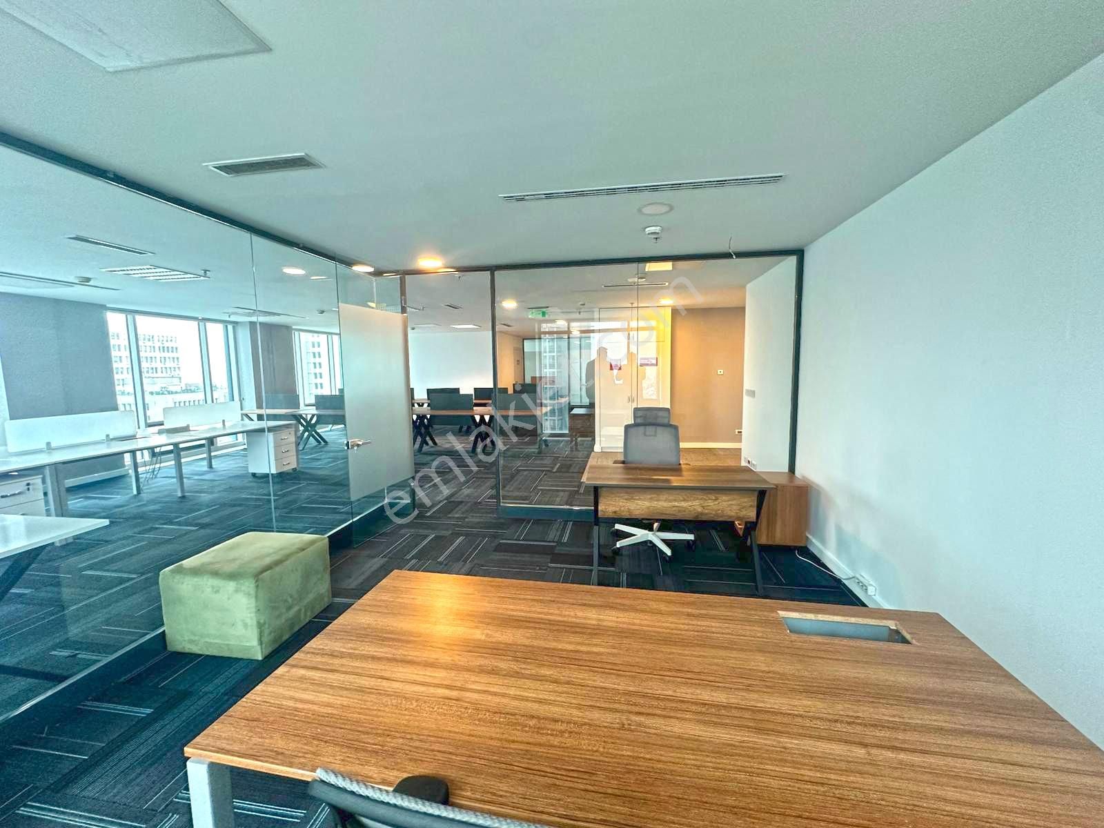Remax'tan Maslak Sun Plaza'da Hazır Eşyalı 200 M2 Kiralık Ofis - Görsel 27