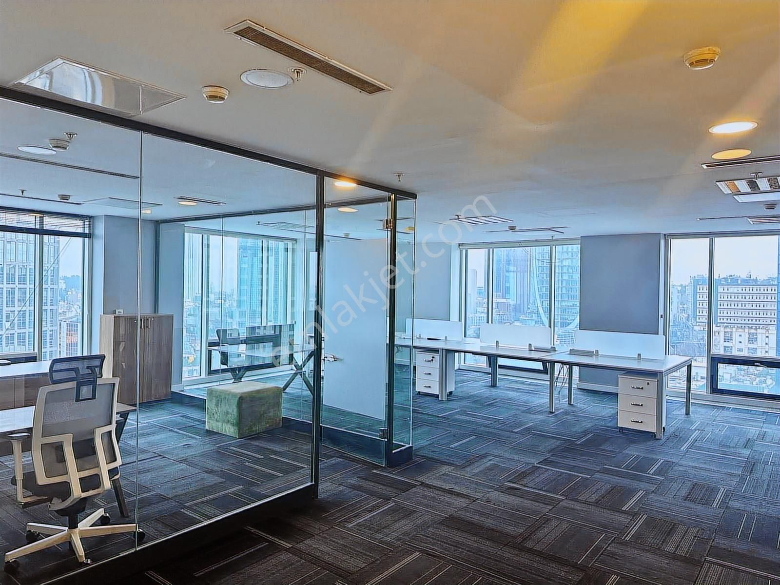 Remax'tan Maslak Sun Plaza'da Hazır Eşyalı 200 M2 Kiralık Ofis - Görsel 31
