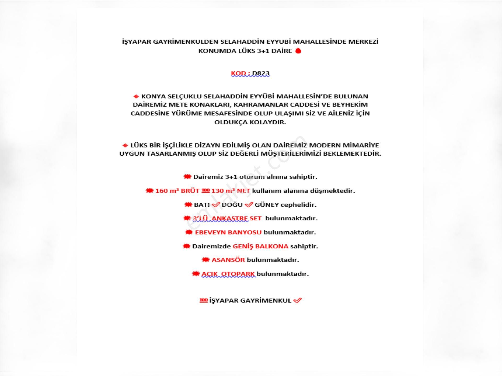 İşyapar Gayrimenkulden Selahaddin Eyyubi Mahallesinde Merkezi Konumda Arakat Lüks 3+1 Daire 🔥 - Görsel 9