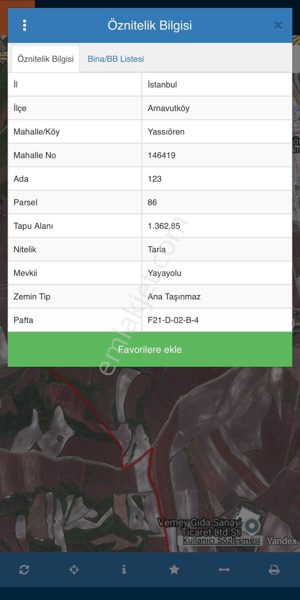 Remax Ahmet'ten Satılık 1.362 M2 Tarla Arnavutköy/yassıören Mh. - Görsel 3