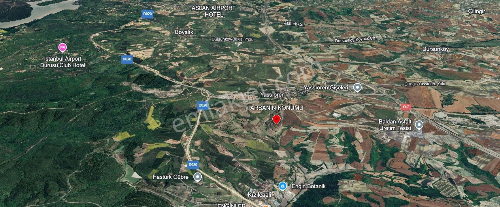 Remax Ahmet'ten Satılık 1.362 M2 Tarla Arnavutköy/yassıören Mh. - Görsel 16