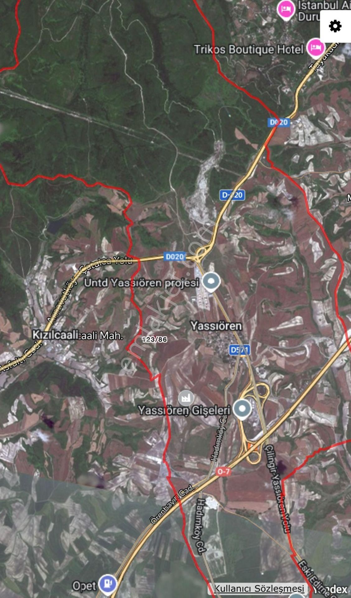 Remax Ahmet'ten Satılık 1.362 M2 Tarla Arnavutköy/yassıören Mh. - Görsel 22