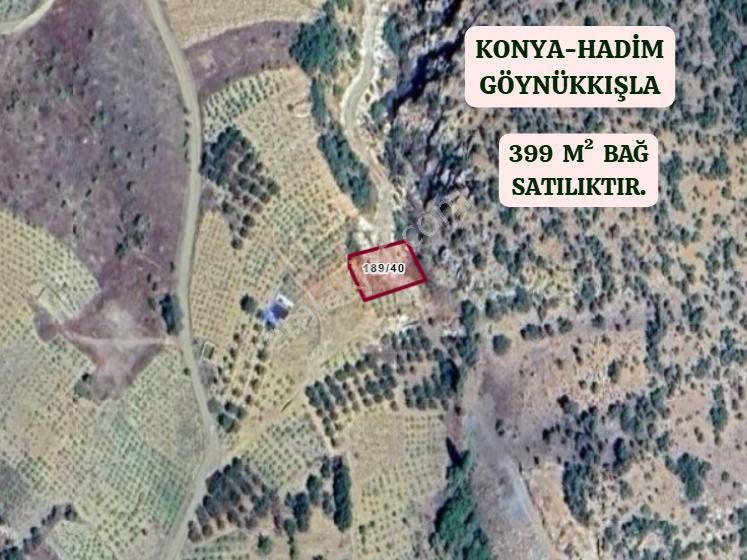 Konya Hadim Göynükkışla Köyünde 399 M² Bağ Satılıktır - Görsel 2