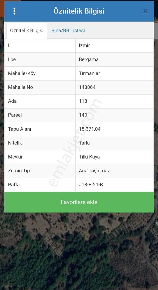 Bergama Tırmanlar'da Satılık 26.902 M² Tarla - Görsel 5