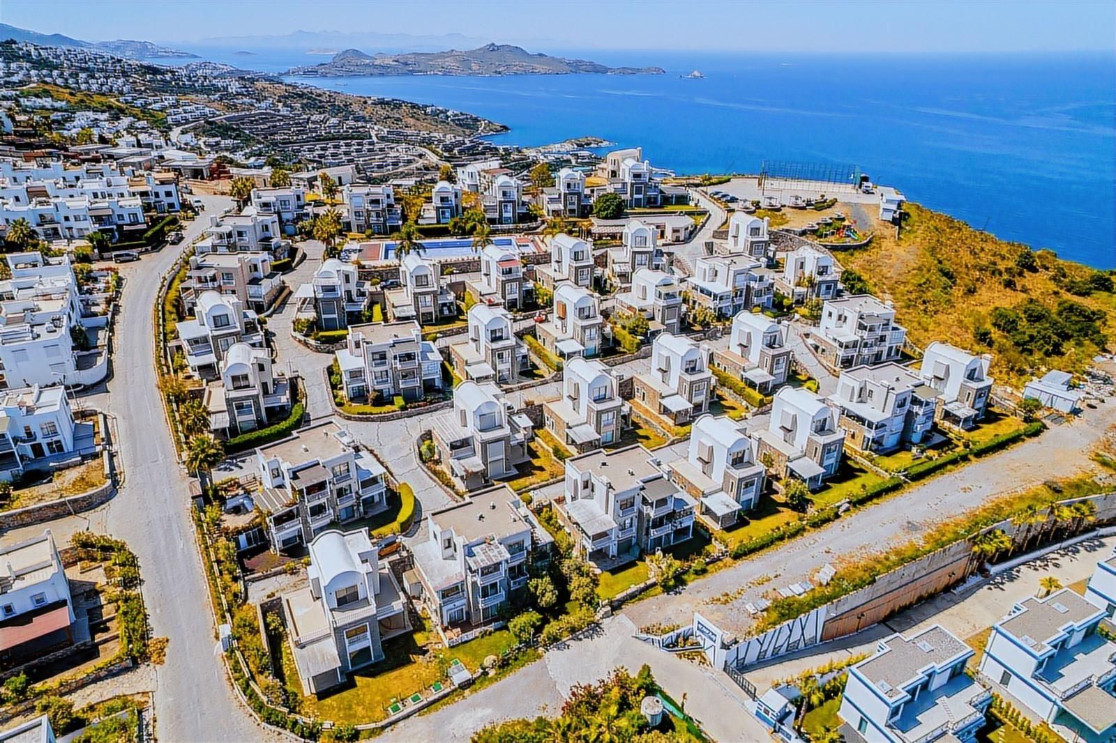 Bodrum Gündoğan Plajlı Sitede Deniz Manzaralı Müstakil Villa - Görsel 7