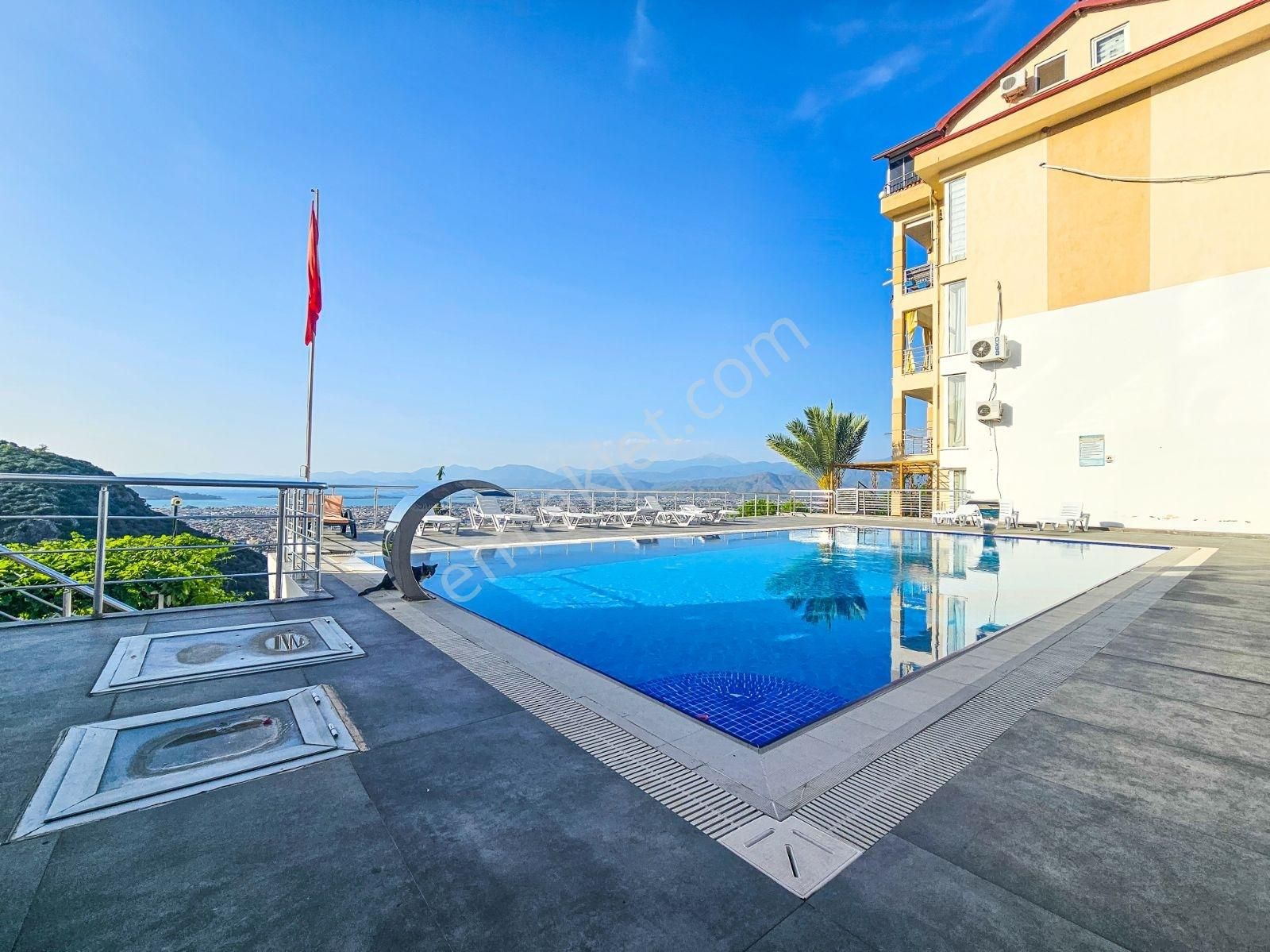 Fethiye Taşyakada Deniz Manzaralı 3+1 135m2 Dublex Havuzlu Daire - Görsel 4