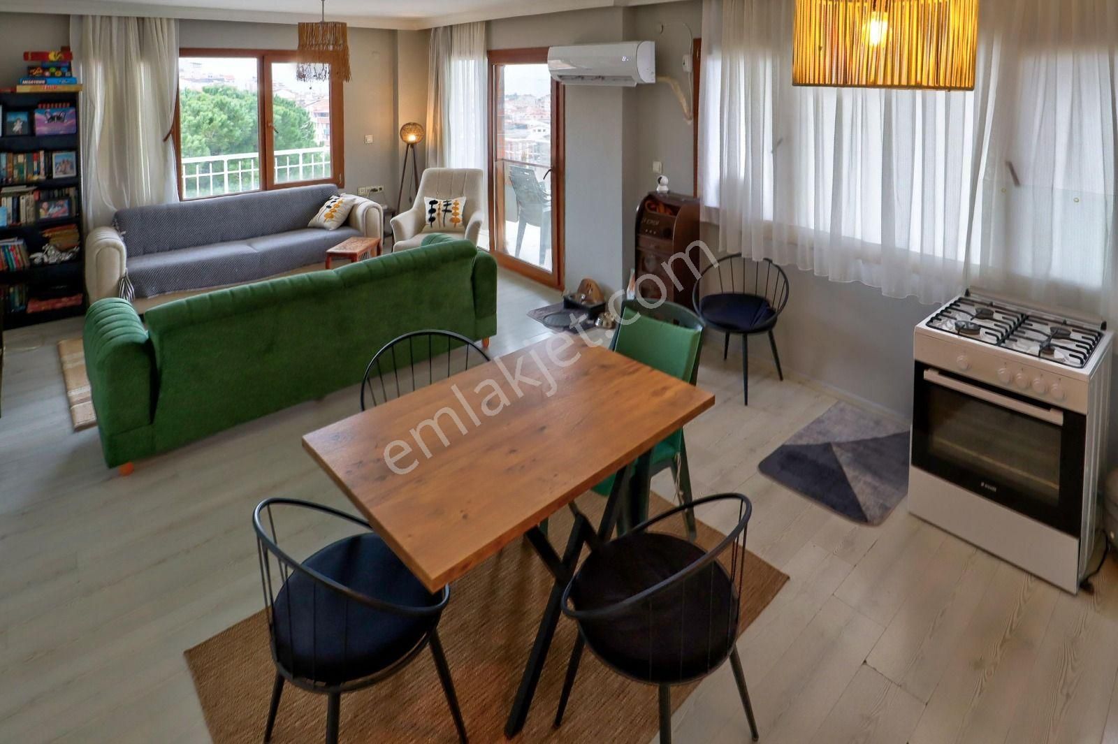 Dikili İsmetpaşa Mahallesi Panoromik Deniz Ve Şehir Manzaralı Satılık 3+1 Daire - Görsel 12