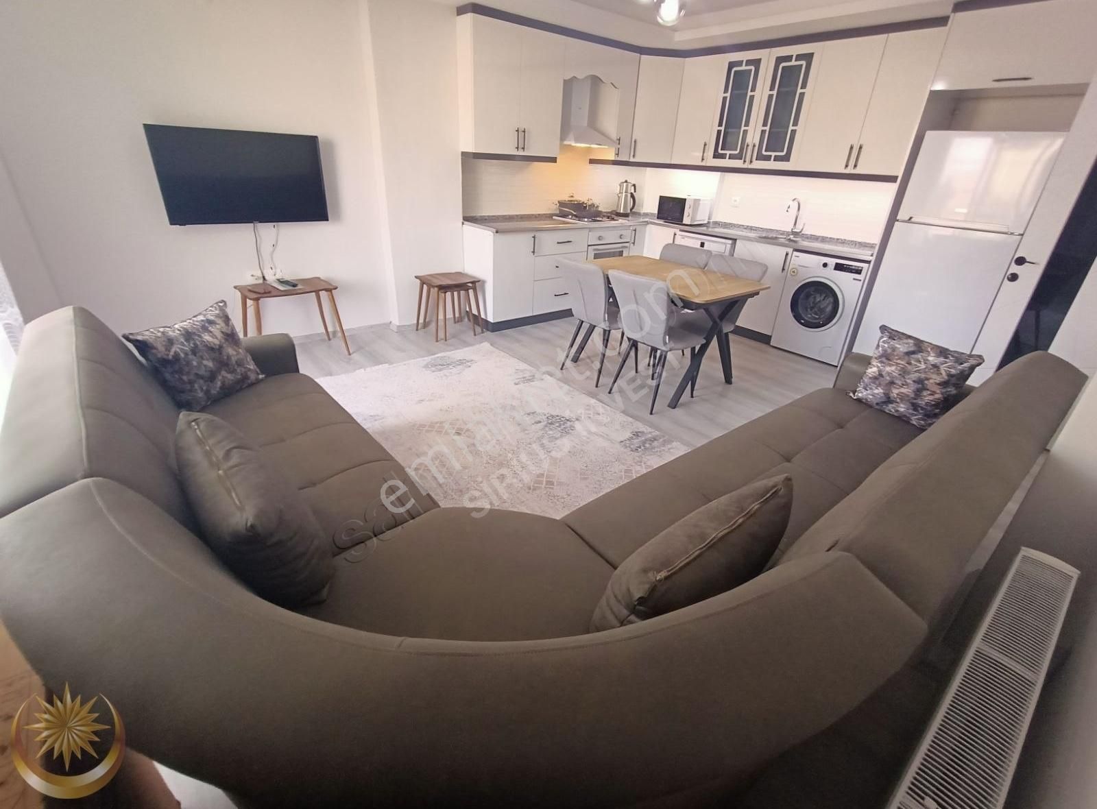 Silifke De Satılık Havuzlu Binada 1+1 Eşyalı Daire - Görsel 9