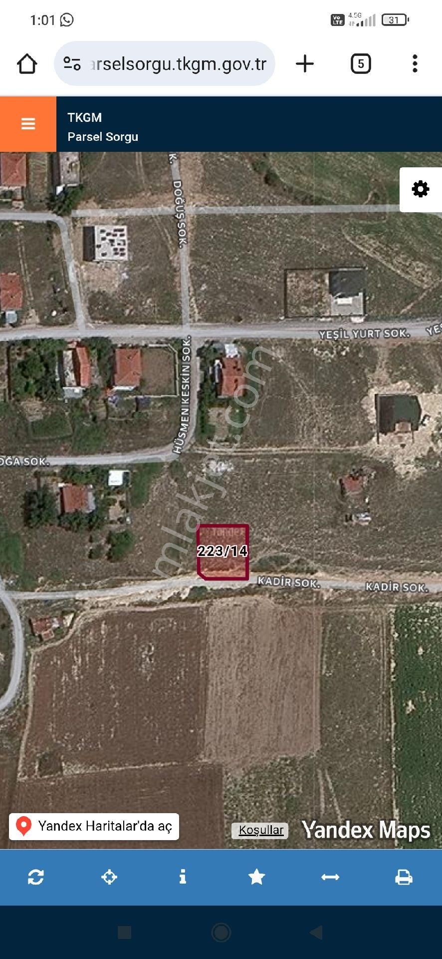 İnegöl Karalar Mahallesi'nde Acil Satılık Arsa - Görsel 9