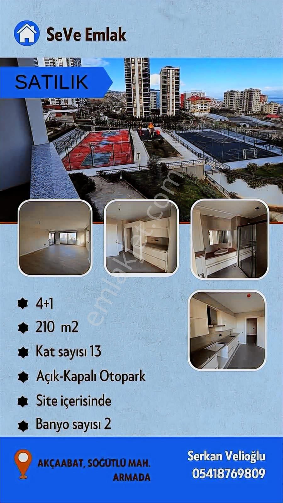 Armada Cadde Akçaabat'da Satılık 4+1 Daire - Görsel 35