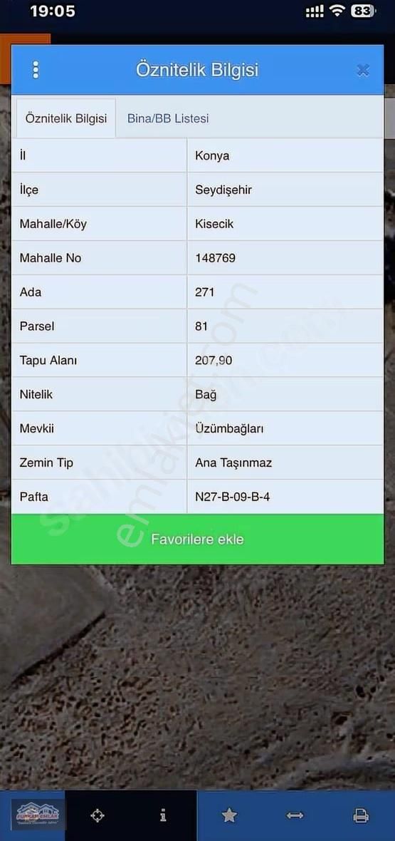 Furkan Emlak Tan Kisecik De Satılık Bağ - Görsel 7