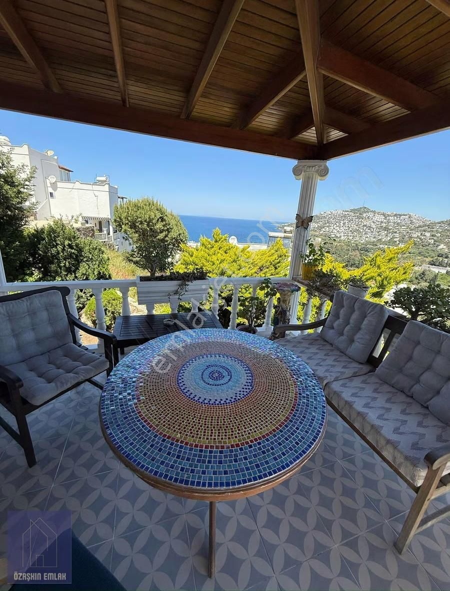 Gümüşlükte Yeşillikler İçinde, Deniz Manzaralı Yıllık Kiralık! - Görsel 13