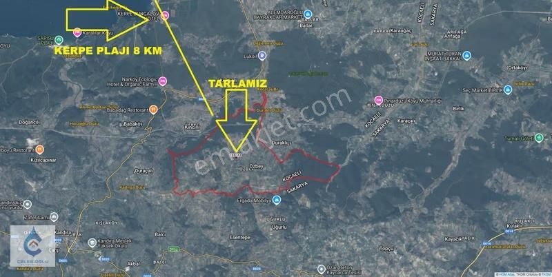 Kandıra Özbey'de Ana Cadde Üzerinde Satılık 8.117 M² Tarla - Görsel 8