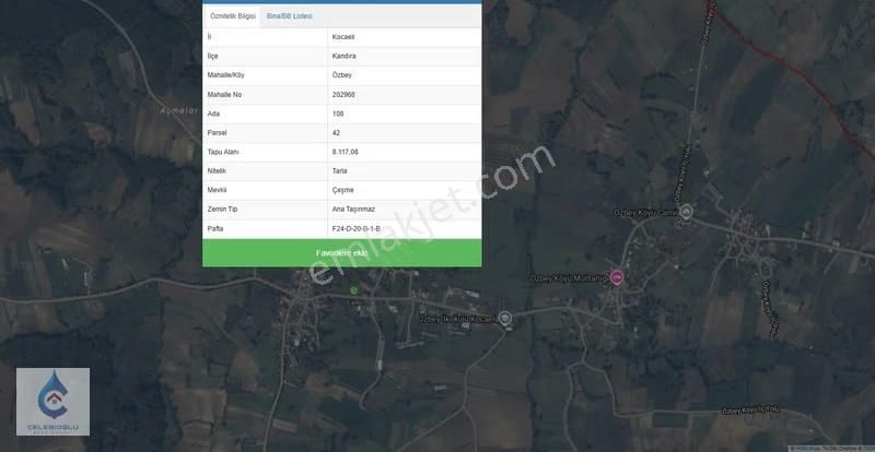 Kandıra Özbey'de Ana Cadde Üzerinde Satılık 8.117 M² Tarla - Görsel 2
