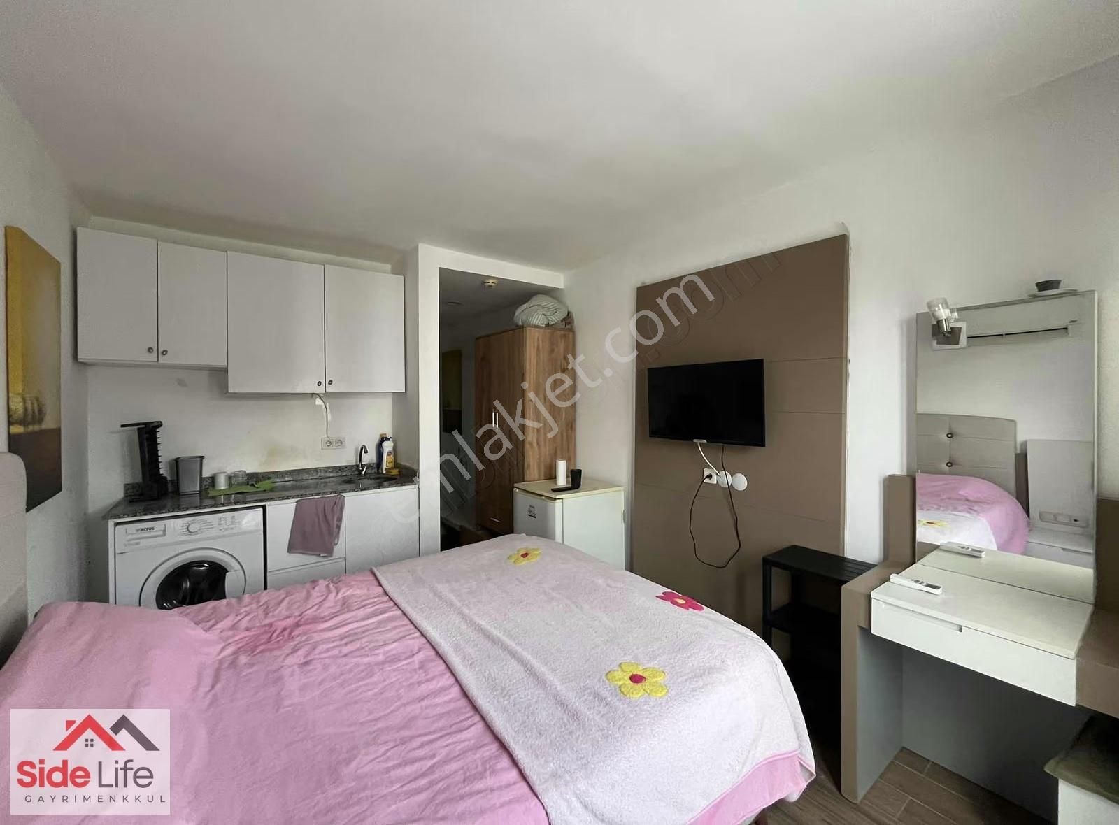 Manavgat Sidede Kiralık 1+0 Havuzlu Daire - Görsel 3