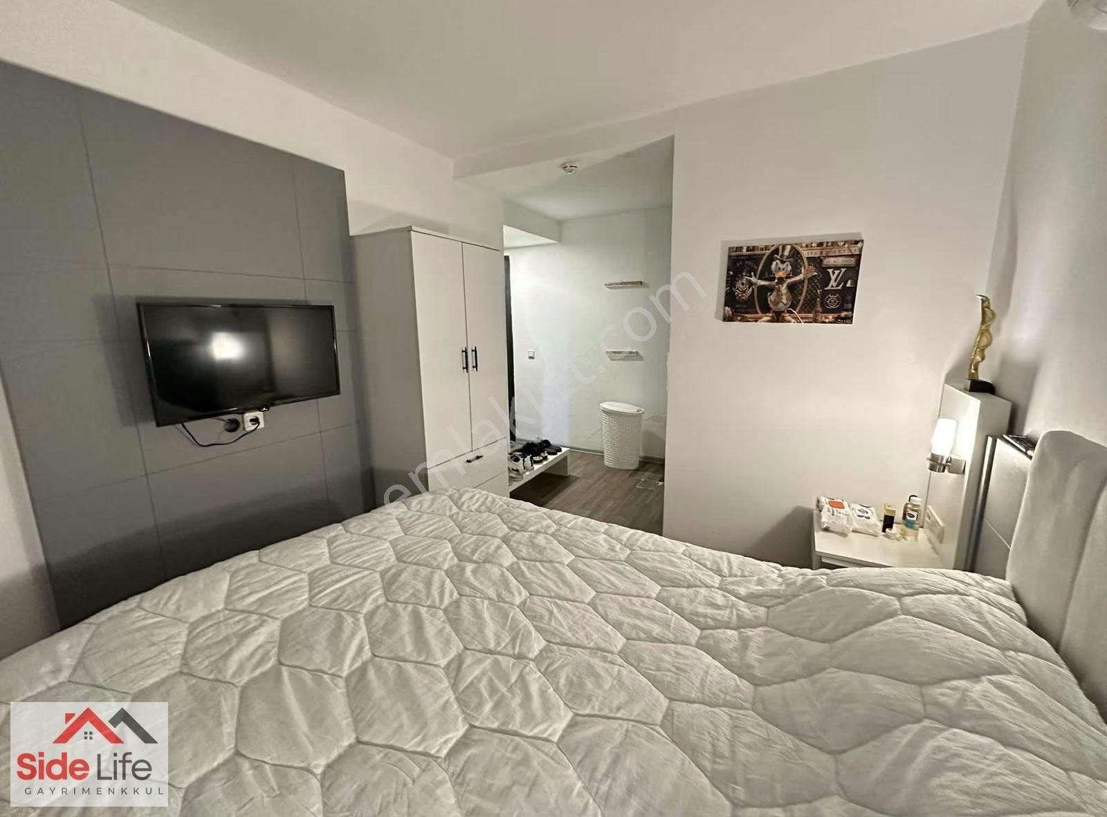 Sidede Havuzlu Sitede Anadolu Hastanesi Yakını 1+0 Eşyalı Daire - Görsel 6