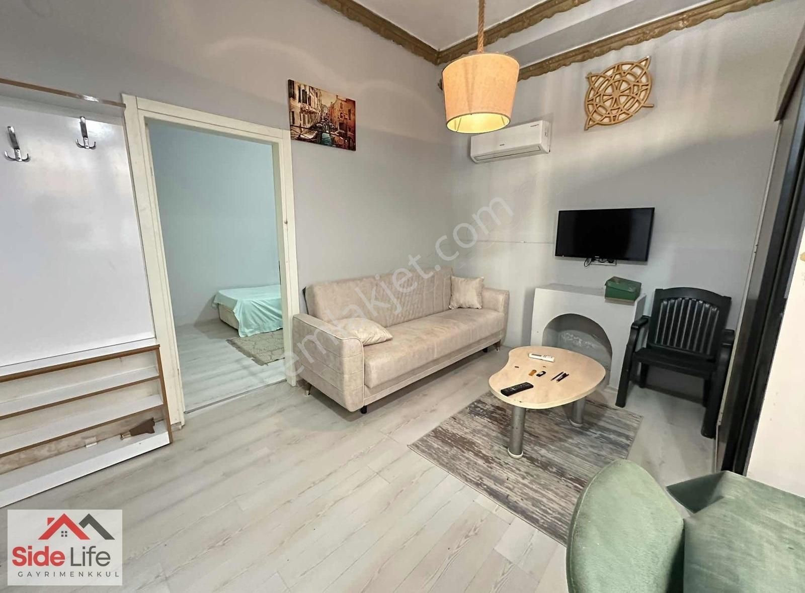 Manavgat Merkezde, Sarı Köprüye 100 Metre, 1+1 Kiralık Daire! - Görsel 8