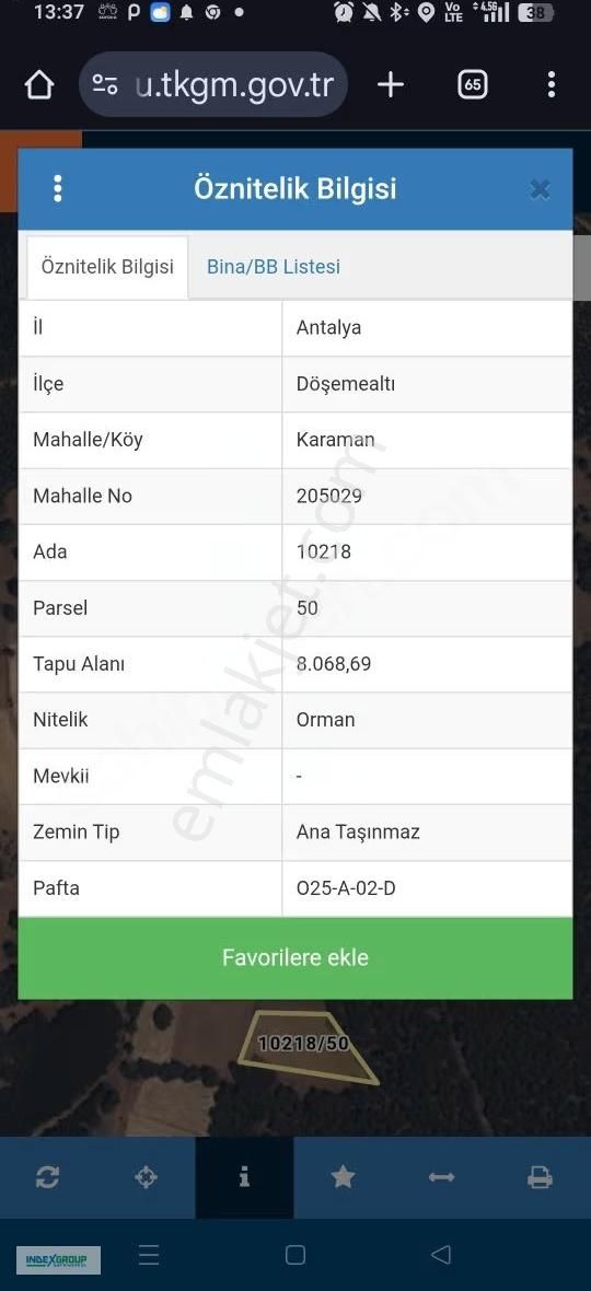 Döşemealti Karaman'da Orman İçinde Son Parseller Fiyatlar Düştü - Görsel 2