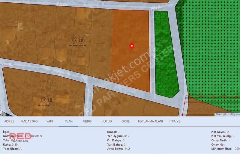 Kartepe Derbent Satılık Arsa 4521 M2 Yola Üç Cepheli Parsel - Görsel 6