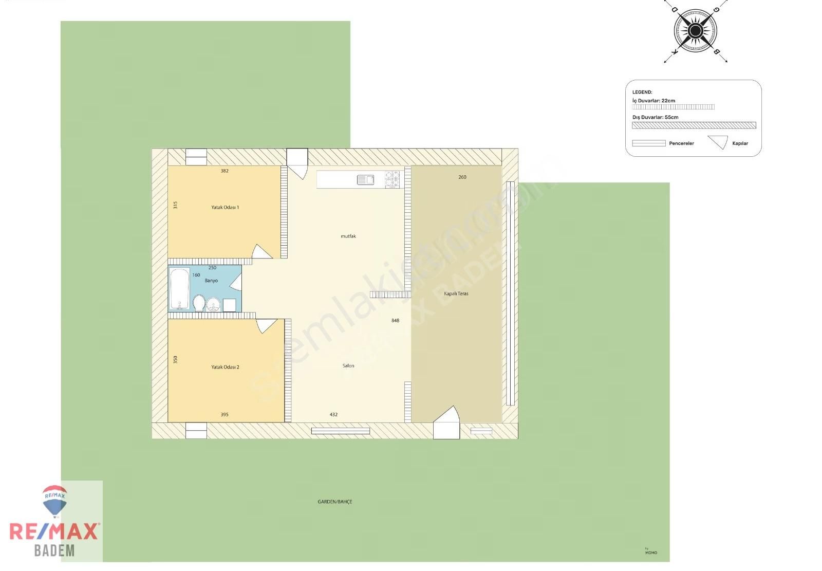 Datça Kızlan'da 2+1 Bahçeli Müstakil Satılık Ev - Görsel 4